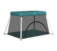 Parc Pour Bébé Avec Matelas Vert Tissu De Lin Vidaxl Vidaxl Vert