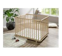 Parc pour bébé Lucilee Natur 90 cm x 97 cm Mint