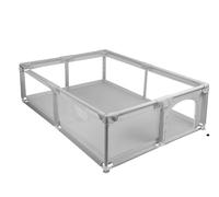 Parc pour bébé, Plusieurs options de taille, Design sûr et élégant , Gris 150 180cm