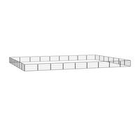 Vidaxl Parc Pour Chien 32panneaux Noir 100x50cm Acier Enduit De Poudre