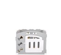 Parc pour chiots - parc pour chiens - box pour chiens - 78x78x60 cm - Avec porte verrouillable - Plastique recyclé - Enclos pour chiots, lapins et petits animaux