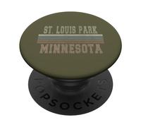Parc rétro de Saint-Louis, Minnesota PopSockets PopGrip Adhésif