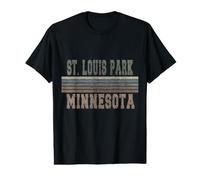 Parc rétro de Saint-Louis, Minnesota T-Shirt Graphique avec Valeur