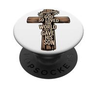 Parce Que Dieu a Tant aimé Le Monde, Les Écritures religieuses PopSockets PopGrip Adhésif
