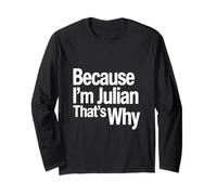 Parce Que Je suis Julian, C'est Pourquoi Manche Longue