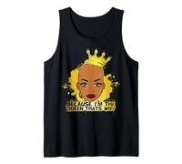 Parce Que Je suis la Reine, C'est Pourquoi Black Queen s'amuse avec Melanine Sista Débardeur