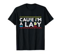 Parce que je suis une dame | Style africain des années 90 T-Shirt