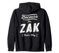 Parce Que Je suis Zak, C'est Pourquoi C'est drôle de m'appeler Zak Sweat à Capuche