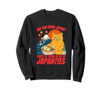 Parce Que j'essaie d'entrer dans Le mème Gag Japonais Unhinged Gen Z Sweatshirt