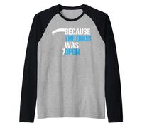 Parce Que la Porte était Ouverte, Parachutisme Amusant, Saut en Parachute Manche Raglan