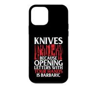 Parce Que l'ouverture des Lettres avec Vos Mains est Un Couteau Barbare Coque pour iPhone 12 Mini