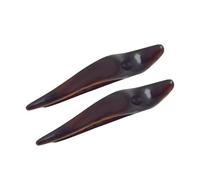 Parcelona French 2 Pieces Small Brill Beak Shell Salon Hinge Slide-in Alligator Beak Clip Clamp - 2 Inches by Parcelona