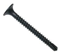 PARCO Deutsche Premium Lot de 1000 vis pour cloison sèche - Vis pour cloison sèche - Vis pour cloison sèche - Noir - 3,5 x 45 mm - Avec pointe de forage PH2 Type 142