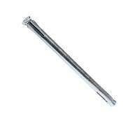 PARCO Lot de 50 chevilles pour cadre en métal à tête fraisée, 10 x 202 mm, en acier galvanisé, fixation pour constructions métalliques telles que : étagère en métal, étagère de stockage, étagère de