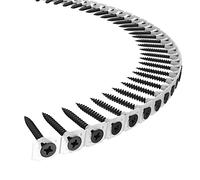 PARCO Vis Placo en Bande Filetage Gros 3,9 x 35 mm - Vis en Bande pour Plaque de Plâtre sur Ossature Bois - Compatible avec Visseuse