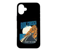 Parcourez la Corse à vélo sur la côte pour escalader la Route de l'île Coque pour iPhone 16 Plus
