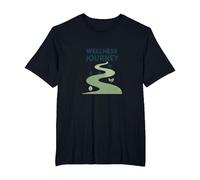 Parcours Bien-être : Un Chemin conscient vers la santé et l'équilibre T-Shirt, Homme Grandes Tailles, Noir, 3X Tall