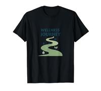 Parcours Bien-être : Un Chemin conscient vers la santé et l'équilibre T-Shirt, Homme, Noir, 5XL