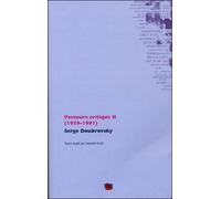 Parcours critique Tome 2 - Serge Doubrovsky - Uga - broché - Etude