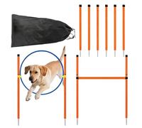 Parcours d'Agilité pour Chien Ensemble d'Agility avec Tunnel | Matériel Extérieur Parc Canin Pour Jardin Parc Plage Parcours Compétition Récréation Extérieur Plein Air