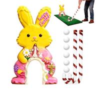 Parcours de Golf de fête - Jeu de 13,78 Pouces | Ensemble de Golf intérieur en Bois ABS - Mini Parcours de Putting Portable avec et balles Fun pour Les Jeux d'adresse pour Les Adultes