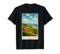 Parcours de golf impressionnants à Whistling, Wisconsin Golf WI T-Shirt