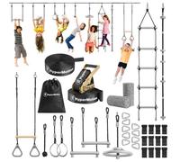 Parcours d'escalade enfant, 9 obstacles