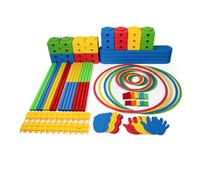 Parcours d'obstacles Ensemble De Jeu De Parcours d'obstacles, Développement De La Coordination Et De L'équilibre, Jeu De Jardin Arrière-Cour