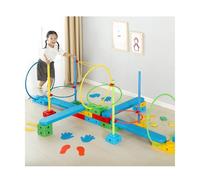 Parcours d'obstacles Ensemble De Jeux D’équilibre Sensoriel, Activités Intérieures Et Extérieures, Équipement D’Exercices De Coordination