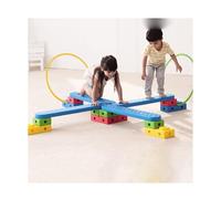 Parcours d'obstacles Ensembles De Jeux D'intérieur Et D'extérieur, Ensemble De Parcours d'obstacles De 114 Pièces, Développe L'équilibre Physique Et La Coordination