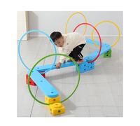 Parcours d'obstacles Kit De Parcours D’Obstacles Extérieur, Entraînement De L’équilibre par Intégration Sensorielle, Ensemble D’Exercices De Coordination Physique