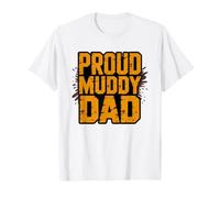 Parcours d'obstacles Mud Run Papa Coureur Boueux T-Shirt