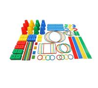 Parcours d'obstacles Parcours d'obstacles - 114 Pièces, Jeux De Jardin Familial dans La Cour Arrière, Entraînement À L'équilibre, Entraînement À La Coordination Et À L'agilité