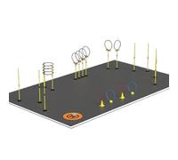 Parcours d'obstacles pour drones de course, circuit portable pour adultes, facile à monter et à transporter, niveaux de difficulté personnalisables pour la compétition(Option 2)