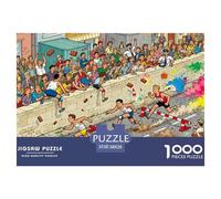 Parcours d'obstacles urbains pour Le Free-Running Puzzle en Bois Imperméable DIY Puzzles De 1000 Pièces pour Adultes Cadeaux Défi Et Casse-tête De Décoration pour La Maison