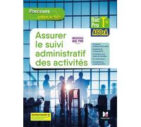 Parcours interactifs ASSURER LE SUIVI ADMINISTRATIF DES ACTIVITÉS - Tle BAC Pro AGOrA - 2022 - Elève - David Lallement - Foucher - broché - Scolaire / Universitaire