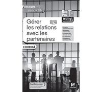 Parcours interactifs - GERER LES RELATIONS AVEC LES PARTENAIRES - Tle Bac Pro AGOrA - 2022 - Corrigé