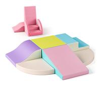 Parcours Motricité Bébé 6 Pièces: Module Motricité Enfant Cuir Blocs Mousse Éducatifs- multicolore pour bébé d'âge préscolaire