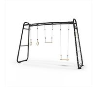 Parcours Sportif Enfant Extérieur ? Barres De Traction Jardin Getset Monkeybar Mb310 Noir TU