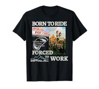 Parcs à thème Amusants sur chèques de paie nés pour Travailler forcé T-Shirt