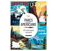 Parcs nationaux américains - 40 Coloriages Mystère