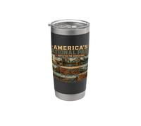 Parcs nationaux américains Gobelet isotherme en acier inoxydable double paroi