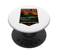 Parcs nationaux du Canada - Pacific Rim Wilderness Ocean Nature PopSockets PopGrip Adhésif