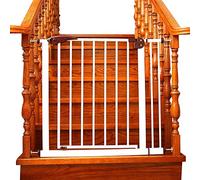 Parcs Pour Animaux de Compagnie, Barrière de Sécurité, Barrières D'Escalier En Métal, Passage Facile À Une Seule Main, Aucun Outil Requis, Installation Des Balustres D'Escalier/A/111-114Cm