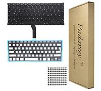 Pardarsey Clavier de rechange allemand QWERTZ DE pour ordinateur portable, compatible avec MacBook Air 13" A1369 A1466 Series 2011 2012 2013 2014 2015 avec rétroéclairage
