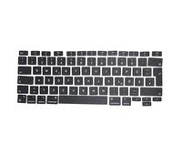 Pardarsey Clavier de rechange - Jeu complet de touches de rechange - GR DE Allemagne - QWERTZ - Compatible avec MacBook Air 13,3" modèle A2337 M1 2020-2021 année EMC 3598