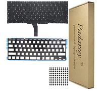 Pardarsey Clavier d'ordinateur portable de remplacement allemand QWERTZ DE pour MacBook Air A1370 A1465 11" 2011 2012 2013 2014 2015 avec rétroéclairage