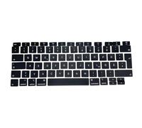 Pardarsey Lot complet de keycaps de rechange GR DE Allemagne QWERTZ compatible avec MacBook Air 13 pouces modèle M1 A2337 A2179