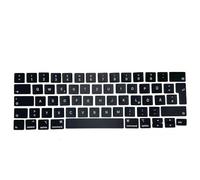 Pardarsey Lot complet de keycaps de rechange GR DE Allemagne QWERTZ compatible avec MacBook Pro modèle A2289 A2141