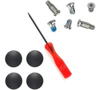 Pardarsey Lot de 6 vis de rechange pour boîtier inférieur + 1 tournevis pentalobe 5 points pour MacBook Pro Retina 16" A2141 MVVJ2LL/A MVVK2LL/A EMC 3347 2019 (argent)